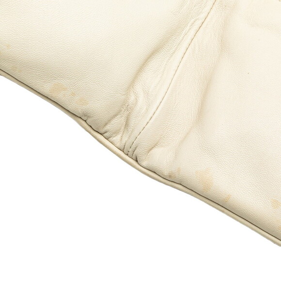 BOTTEGA VENETA Cream Leather Intrecciato Shoulder Bag - Picture 5 of 12